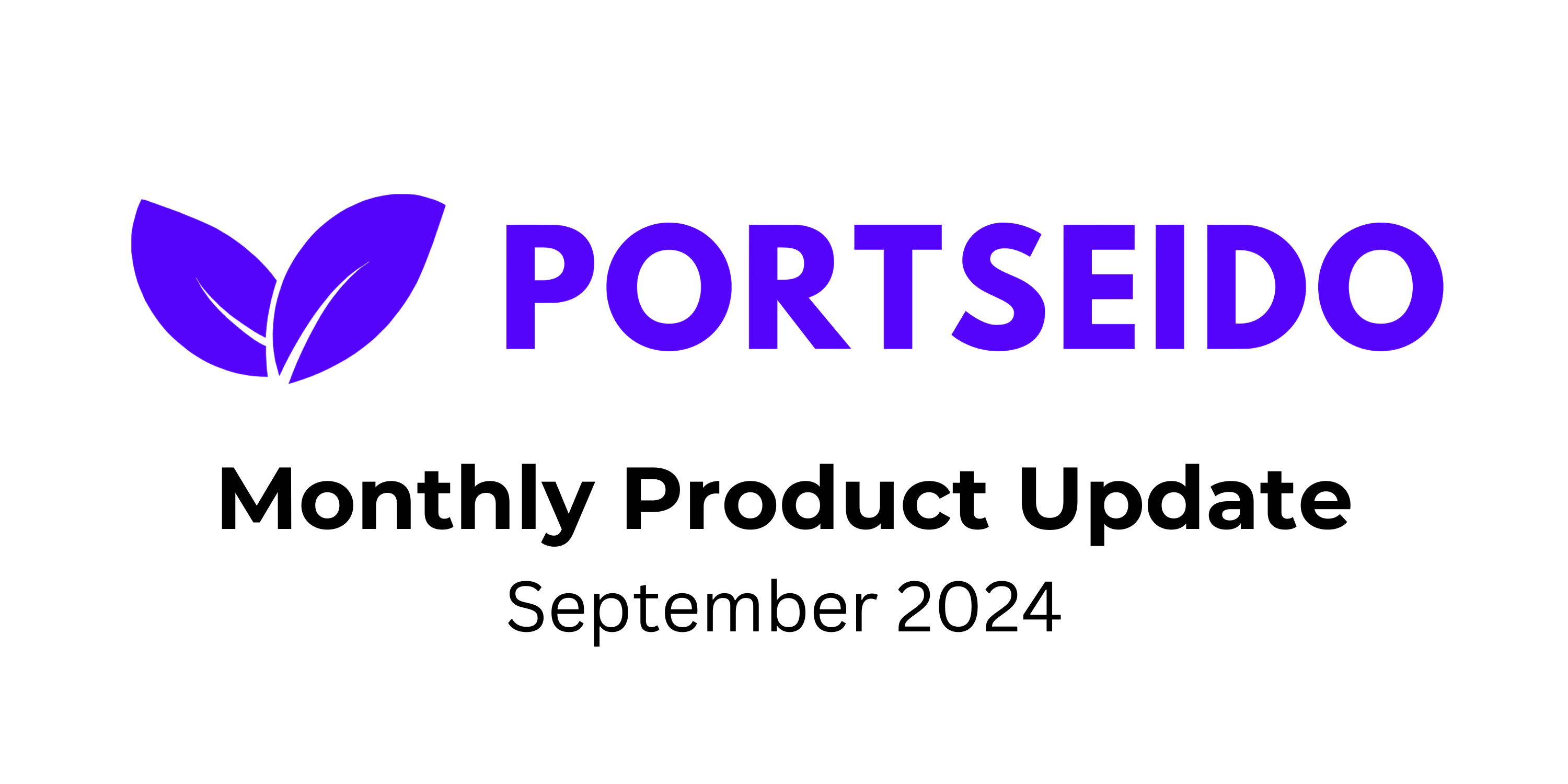 Product Update Sep 2024